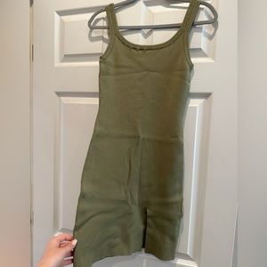 Summer Dress in Olive color